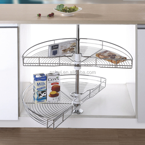 180 Degree Revolving <strong>Kitchen</strong> Basket <strong>Storage</strong> in Blind <strong>Corner</strong> - Product Image 6