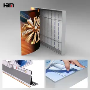 Fabric Wall Led Light Box Tradeshow Wall Lightbox Backlit Advertising Frame Textile Fabric Wall Led Light Box