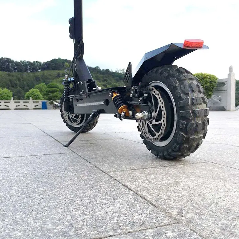 Hebat Lipat 2400W Scooter dengan Off Road Ban