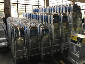 2022 <span class=keywords><strong>ALDI</strong></span> PROMOTION Yongkang Aluminium Klapp wagen Trittleiter Maximale Belastung 150KGS - Product Image 6