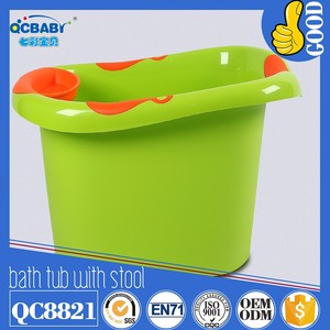 Plastic baby deep bathtub bucket with nice solid material - Product Image 4
