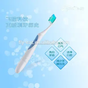 Синий цвет с питанием от аккумулятор зубная щетка для стоматологическая чистый
