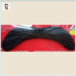 Costume da festa di Halloween a buon mercato colore nero elegante divertente baffi e sopracciglia HPC-0339 - Product Image 4