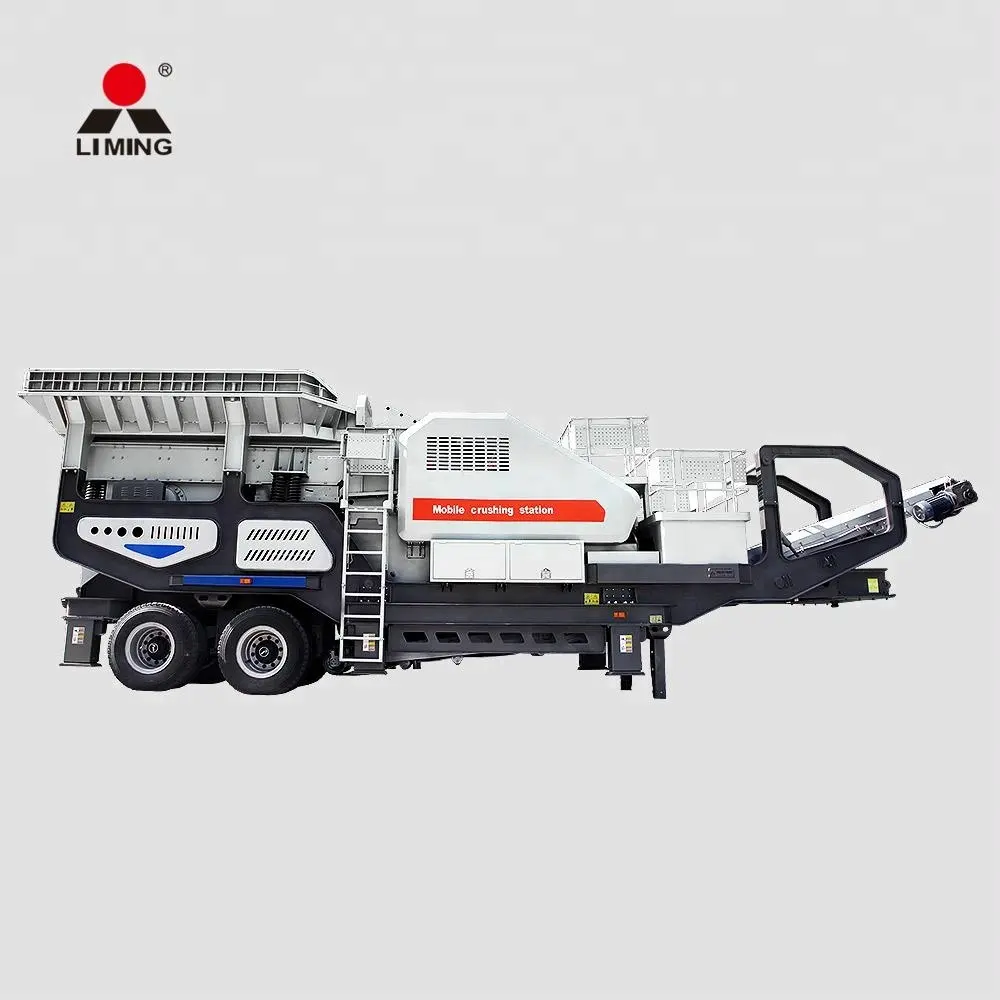 stone 200 ton per hour mobile screening plant jaw crusher for metal ores and quarry