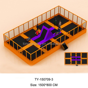 Equipo trampolín cuadrados para la venta, los niños juguetes de parque <span class=keywords><strong>infantil</strong></span> <span class=keywords><strong>cama</strong></span> elástica - Product Image 6