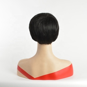 Le Migliori Parrucche Sintetiche Corte Nere Ricci e Voluminose, Parrucche Pixie per Donne Bianche in Europa e America - Product Image 3
