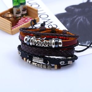 <span class=keywords><strong>Bracelet</strong></span> en <span class=keywords><strong>cuir</strong></span> multi-couches pour <span class=keywords><strong>homme</strong></span>, bijoux vintage, bracelets cadeaux, style bohème rock, perles en <span class=keywords><strong>bois</strong></span> - Product Image 3