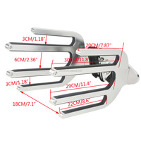 Support de planche de wakeboard CNC TCMT J0500210W+J0500213S-US, support de planche de surf, support de bateau, miroir, anodisé