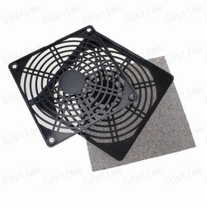 Gdstime 3 in 1 <strong>Computer</strong> Case USB Ball Bearing <strong>Fans</strong> Black Plastic Dust Filter <strong>Fan</strong> Guard <strong>Grill</strong> 6cm-17cm 0.9W 1RPM - Product Image 2