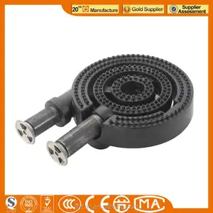 Queimador de gás duplo, resistente ao calor, anti barril, 3 anéis, forno industrial, queimador de fogão de cozinha JINZAO-B121