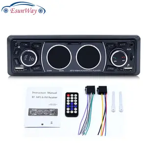 Đài Phát Thanh MP3 Cho Xe Hơi, 1 Din, Âm Thanh Nổi Tự Động, Hỗ Trợ 2 Cổng USB TF AUX FM, Gọi Điện Thoại Rảnh Tay