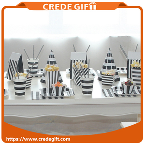 Children's birthday party paper Creative September crockery for kids birthday party supply set - Product Image 3