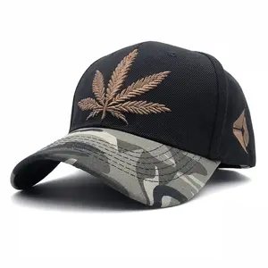 Casquette de Baseball pour hommes, chapeaux de Camouflage, de marque, gravure de mauvaises herbes, pour femmes, Swag Hip Hop, décontractées, pour Sport en plein air