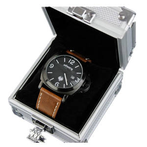 सदाबहार उच्च गुणवत्ता वाले अनुकूलित आकार पोर्टेबल सौंदर्य एल्यूमीनियम उपहार बॉक्स छोटे घड़ी मामले - Product Image 1