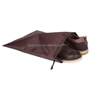 Nylon Travel Waterproof Shoe Bags Drawstring Shoe Bag For Carrying