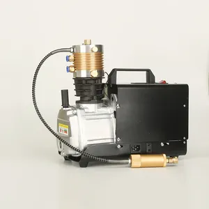 Portable mini electric pcp 300bar high pressure air compressor