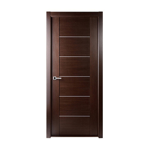 Puerta interior de madera compuesta con acabado decorativo de melamina <span class=keywords><strong>elegante</strong></span> y moderno Hotel de alta calidad Popular dormitorio columpio <span class=keywords><strong>elegante</strong></span> - Product Image 5