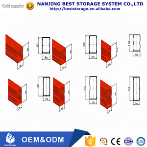 Iso ce 500-3000 ק "ג כחול כתום צבע קורוזיה הגנה על קורוזיה חובה כבדה מזרן מערכת מדפים עם iso ו-ce - Product Image 4