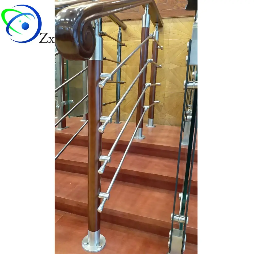 Diy Installeren Inox Ss 316 304 Trap Balustrade Post/Reling Kolom Baluster Pijler/Rvs Hout Glas Leuning