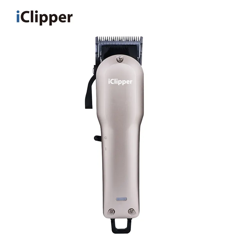 Iclipper aparador de cabelo recarregável, kit profissional para barbeiro, de alta qualidade
