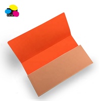 Personalizable respetuoso del medio ambiente Foolscap 230gsm doble Color cartera Carpeta de archivo