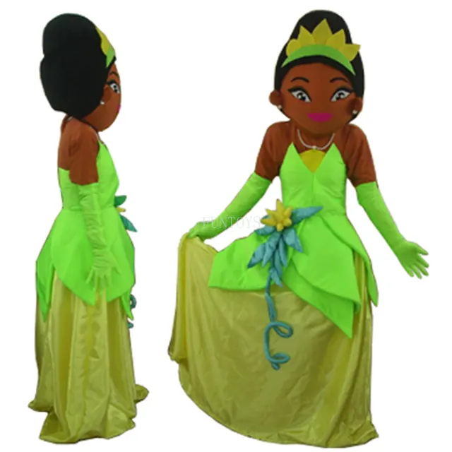 Funtoys Principessa tiana costume della mascotte del fumetto