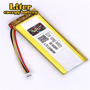 Connector 1,5-3 p 3,7 V 453070 1200 mAh factory high quality Lithium Polymer Li-ion battery liPo battery - Product Image 3