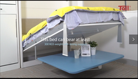 Schlafzimmer smart möbel sets sparen sie raum faltbare versteckte murphy bett wand bett mit tisch
