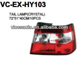 Lampada di coda (Cristallo) Per Hyundai Excel 90-95