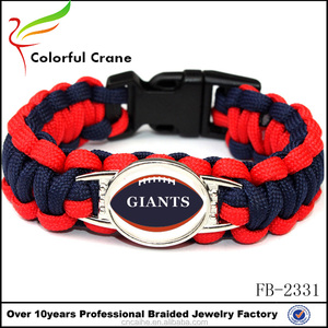 NFL encantos pulsera 550 paracord pulsera al por mayor - Product Image 3