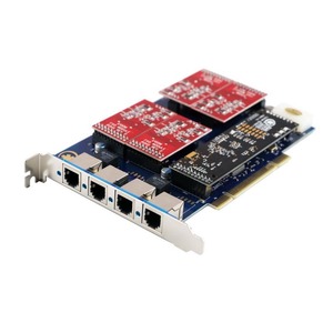 Carte analogique TDM410EC_13 IIT/OEM 3 FXO/1 FXS avec suppression d'écho <span class=keywords><strong>VoIP</strong></span> IP PBX filaire LAN pour FreePBX/<span class=keywords><strong>Elastix</strong></span>/Issabel App - Product Image 6