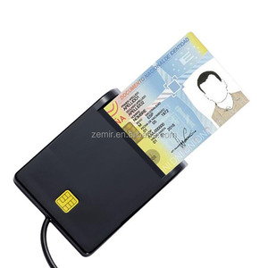 Lector de tarjetas inteligentes Easy Comm EMV USB, CAC, acceso común, lector de tarjetas de chip <span class=keywords><strong>ATM</strong></span> - Product Image 1