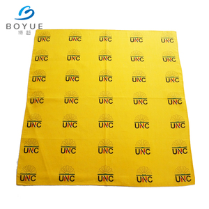 Material de algodão em nude quadrado personalizado <span class=keywords><strong>bandana</strong></span> do algodão cor sólida simples em branco - Product Image 4