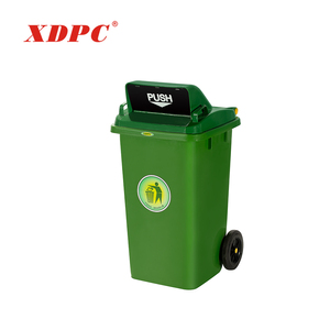 XDPC 240l Ngoài Trời Nhựa Bánh Rác Rác Thải Xe Đẩy Thùng Thùng Rác Với Hai Bánh Xe Rác Bin - Product Image 2