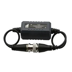 5MP 8MP CCTV balum rj45 ground loop isolator coaxial BNC male to female connector for audio video