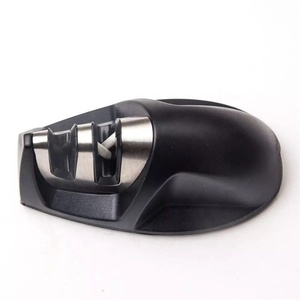 Mini affûteur de couteaux de cuisine, avec poignée de <span class=keywords><strong>diamant</strong></span>, aiguiseur de couteaux à 2 étages, vente en gros - Product Image 2