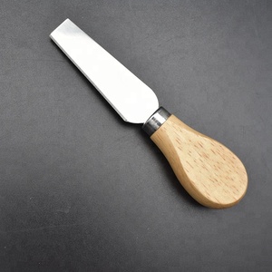 Best Selling 4PC Eco-Friendly Dishwasher Safe <strong>Cheese</strong> <strong>Knife</strong> <strong>Set</strong> with Stainless Steel Blades and Wooden Handle in Box - Product Image 4