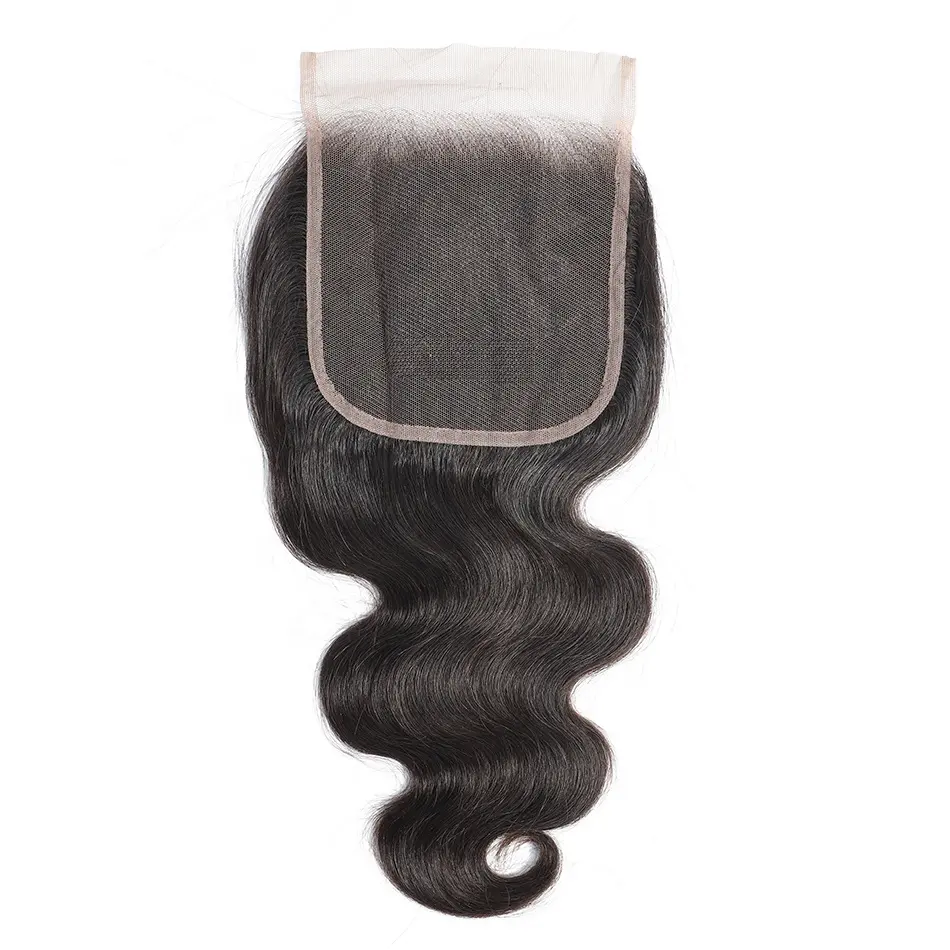 4x4 Lace Closure Body Wave Brazilian Virgin Human Hair Closure