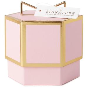 New Design Small pink and Gold Rigid Cardboard <strong>Hexagon</strong> Shape Paper Packaging <strong>Gift</strong> <strong>Box</strong> - Product Image 3