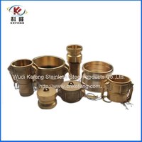 Fabricant OEM 1/2 "-6" Accouplement de camlock de joint de tuyau en aluminium PP en laiton