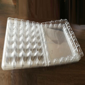 Vỏ sò rõ ràng nhựa chim cút khay trứng Pet hình chữ nhật container cho trái cây và bao bì thực phẩm cho trứng cút bao bì - Product Image 2