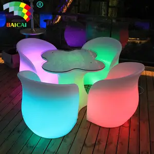 Outdoor 16 Farbe beleuchtete Tisch LED Billardtisch Licht Kunststoff LED Beleuchtung Bar Zähler für den Verkauf