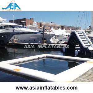 <span class=keywords><strong>Piscine</strong></span> gonflable flottante en Pvc, pour la mer/le lac, rectangulaire, avec <span class=keywords><strong>filet</strong></span> noir, offre spéciale - Product Image 5