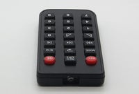 Control Remoto IR de 21 Teclas de Goma Negro para Productos Electrónicos, Compatible con Personalización