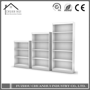 Moderna librería de madera estantería de <span class=keywords><strong>pared</strong></span> en <span class=keywords><strong>blanco</strong></span> <span class=keywords><strong>brillo</strong></span> - Product Image 2