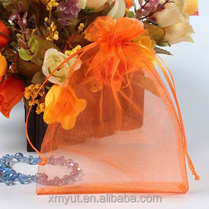 Giá Rẻ Cá Nhân Hoá Organza Quà Tặng Túi/Túi Hoặc Tùy Chỉnh Dây Rút Có Thể Tái Chế Màn Hình In Ấn, Dập Nóng Hơn 22 Màu Sắc - Product Image 3