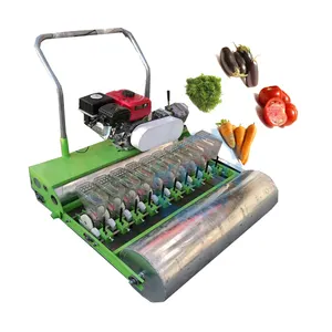 gasoline tractor carrot seeding machine radish vegetable seed planter