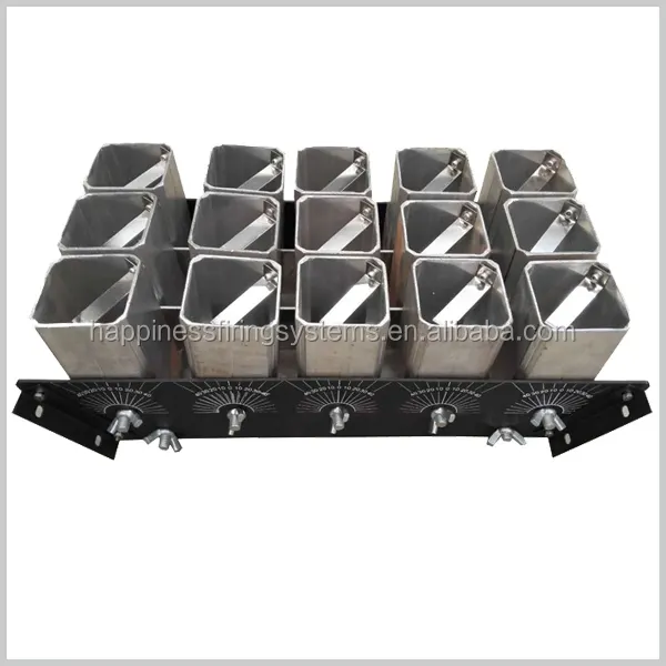 Happiness 2 inch 15 shots (5*3 shots) upgraded aluminium fireworks display single shot racks