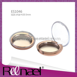 Nhỏ Bản Lề Nhựa Trường Hợp Vòng Hình Dạng Hộp 36 Mm <span class=keywords><strong>Eyeshadow</strong></span> Container Với Cửa Sổ - Product Image 5