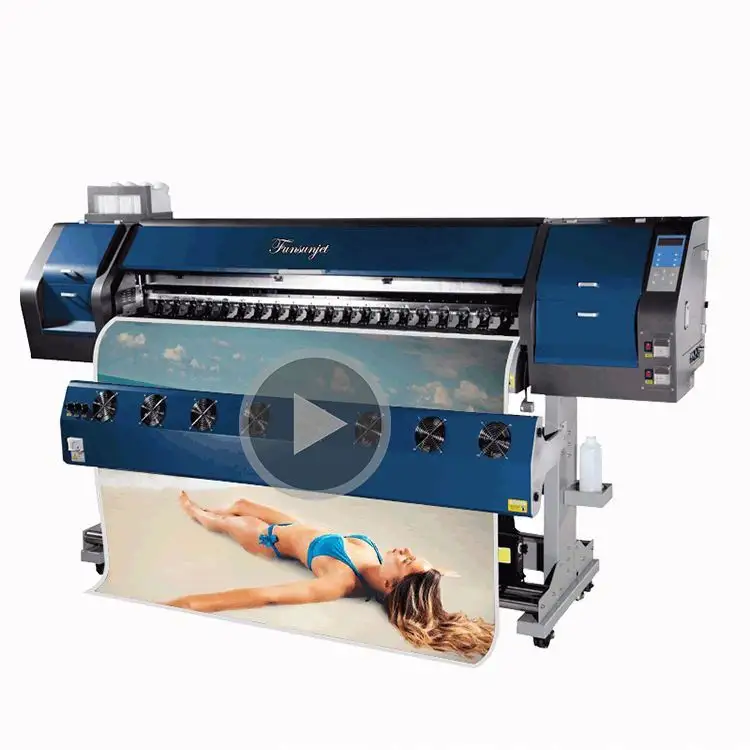 Good price Funsunjet FS1802 1.8m / 6ft best eco solvent printers digital printing plotter with DX5 1440dpi
